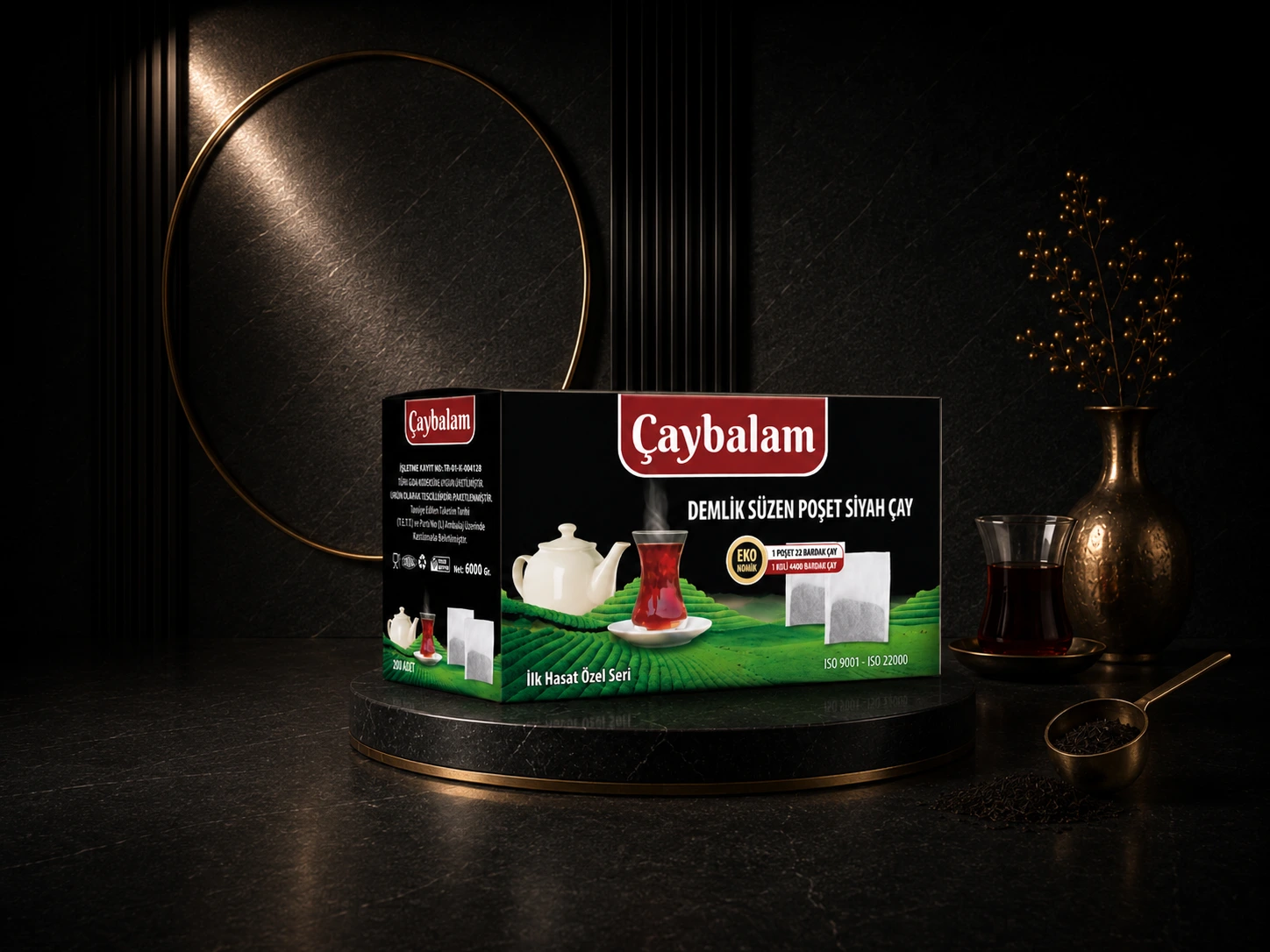 ÇAYBALAM DEMLİK SÜZEN POŞET ÇAY 6KG